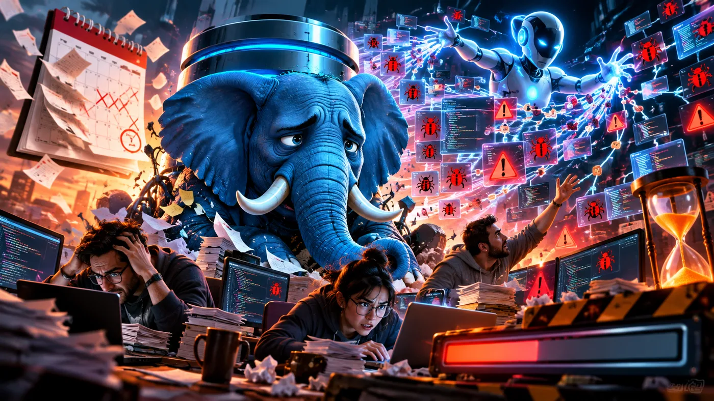 PostgreSQL 19 延期 21 天:AI 把「五年后的 Bug」提前翻出来,中国团队真正要备的是处理带宽 相关配图