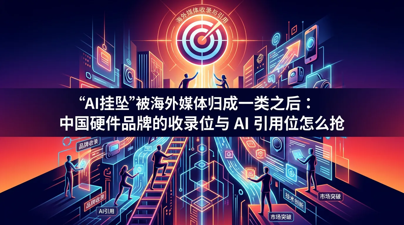 「AI 挂坠」被海外媒体归成一类之后:中国硬件品牌的收录位与 AI 引用位怎么抢 示意图