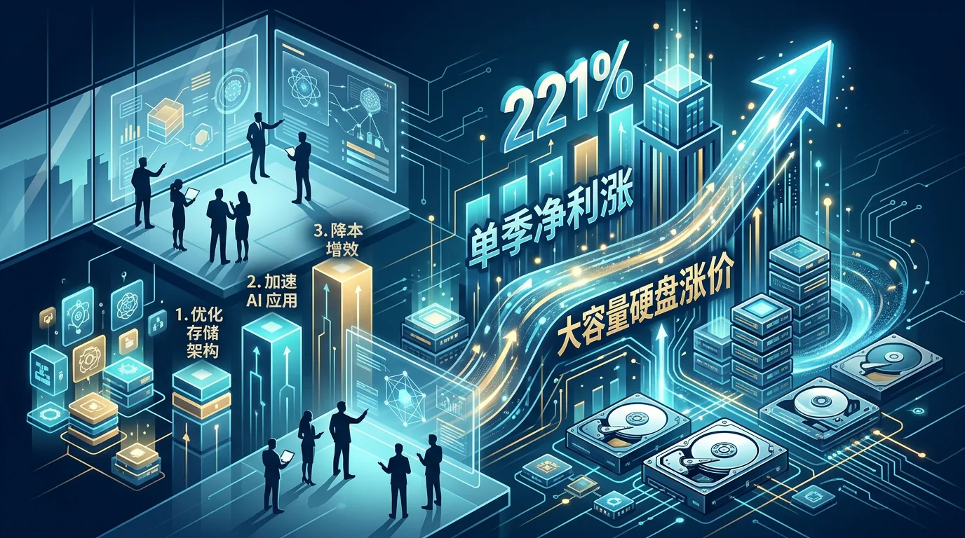 希捷单季净利涨 221%：大容量硬盘的涨价逻辑，和中国买家该改的三件事 示意图