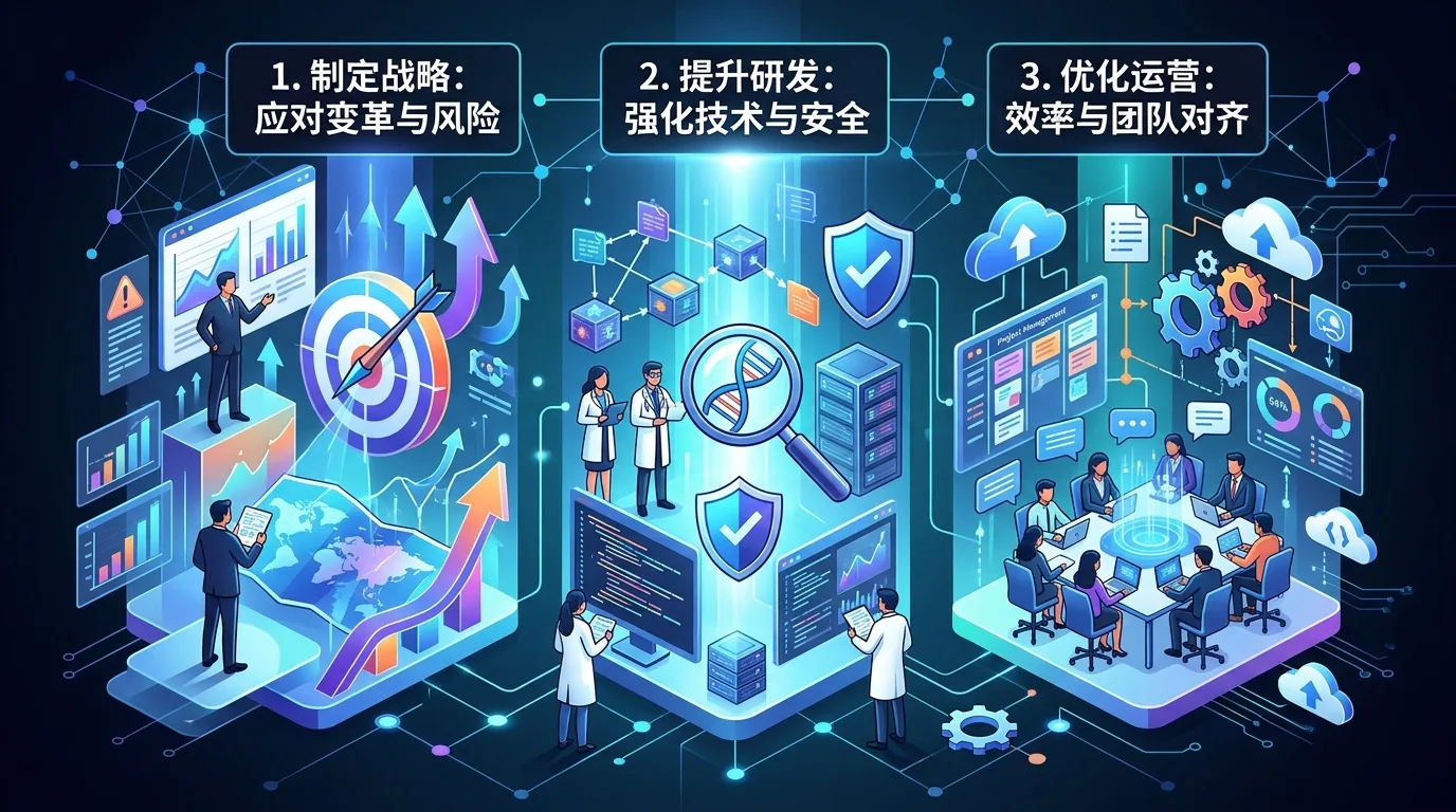备忘录：体内基因编辑首例给药之后，老板真正该做的三件事 示意图