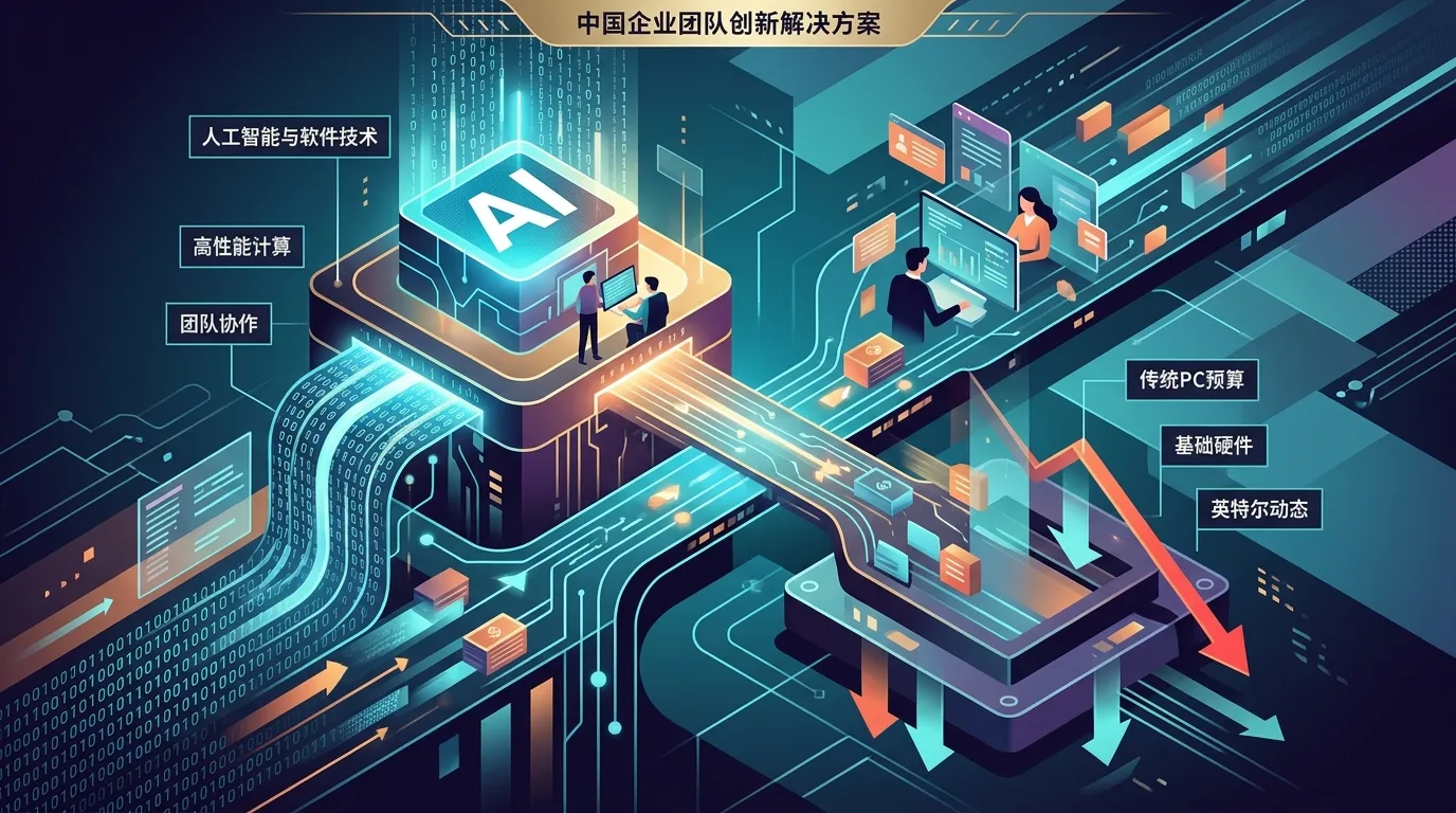 英特尔单日跌约28%：AI 抢走的内存，正从 PC 预算里扣回来 示意图